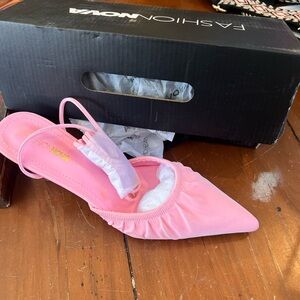 Fashion Nova Vibrant Pink Heels